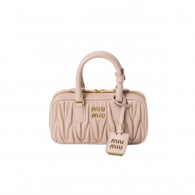 MIU MIU ARCADIE MATELASSÉ NAPPA LEATHER MINI-BAG 5BP088 (19*10*5cm) 