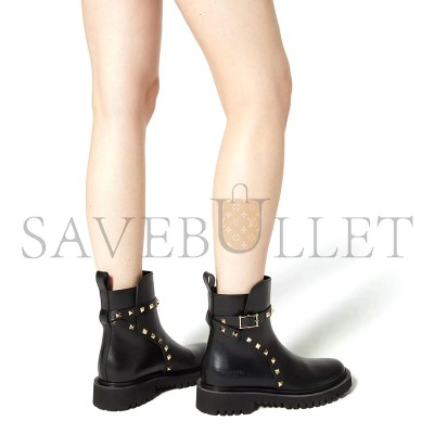 VALENTINO ROCKSTUD CALFSKIN ANKLE BOOT 40 MM 3W0S0HY8AWE_0NO