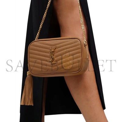 YSL LOU MINI BAG IN MATELASSÉ GRAIN DE POUDRE EMBOSSED LEATHER 39580966977617 (19*10.5*5cm)
