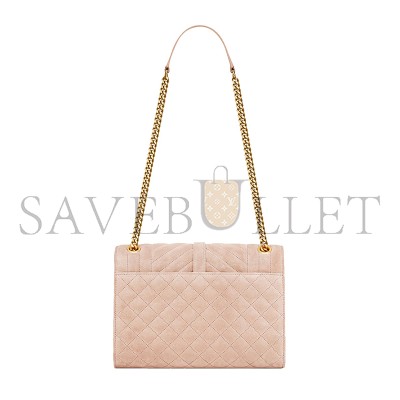 YSL ENVELOPE MEDIUM IN QUILTED SUEDE 6001851S7F12738 (24*17.5*6cm)