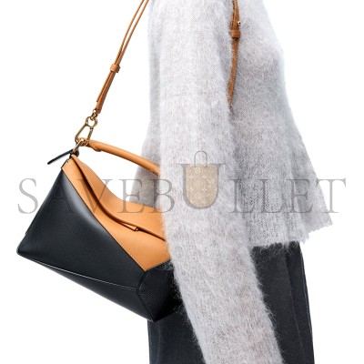 LOEWE SMALL PUZZLE BAG IN CLASSIC CALFSKIN A510P60X44-2727 (24*16.5*10.5cm)