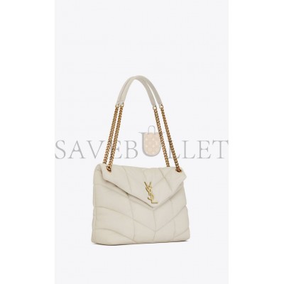 YSL PUFFER MEDIUM CHAIN BAG IN QUILTED LAMBSKIN 5774751EL079207 (35*23*13.5cm)