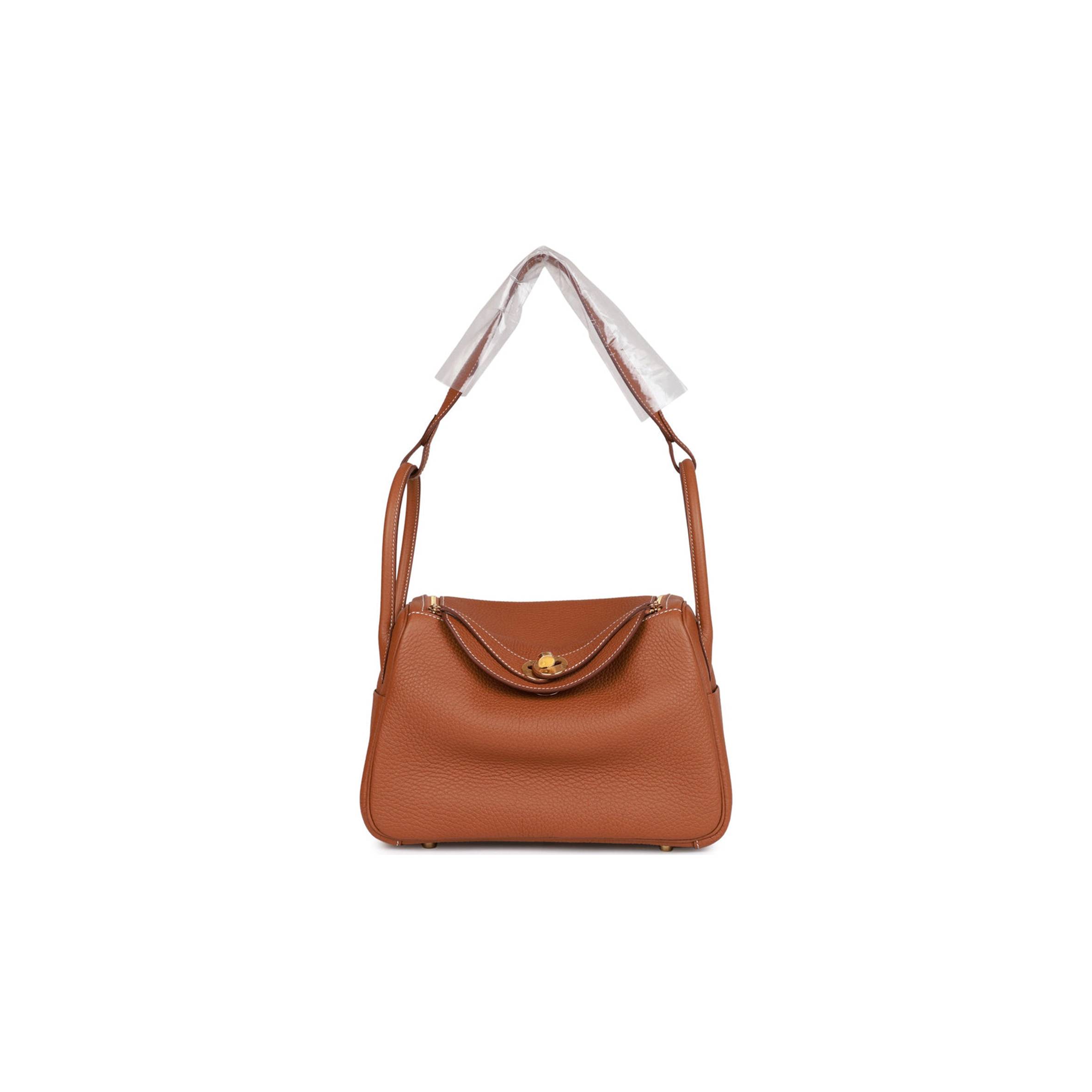 HERMES LINDY 26 GOLD CLEMENCE GOLD HARDWARE (26*18*12cm)