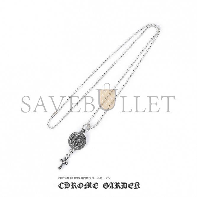 CHROME HEARTS ANGEL MEDALLION BABY CROSS CHARM CHROME HEARTS ANGEL MEDALLION BABY CROSS CHARM