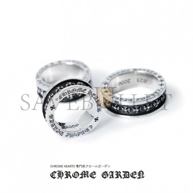 CHROME HEARTS TINY CH PLUS SPINNER RING CHROME HEARTS TINY CH PLUS SPINNER RING
