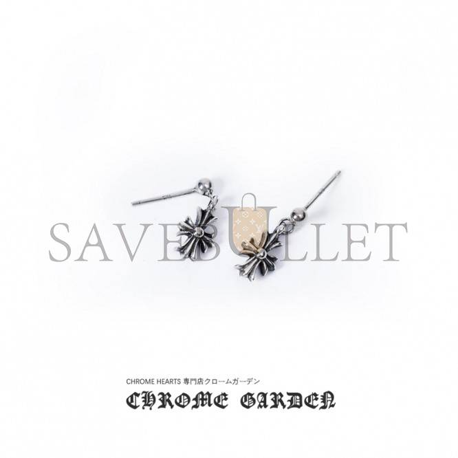 CHROME HEARTS TINY E CH PLUS DROP EARRINGS CHROME HEARTS TINY E CH PLUS DROP EARRINGS