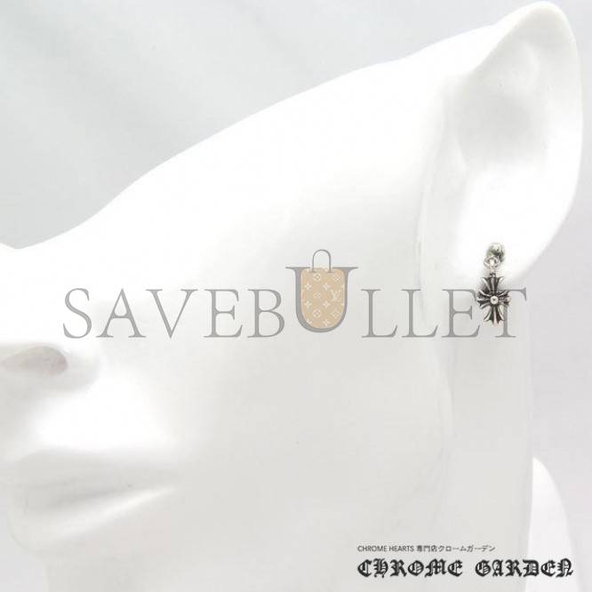 CHROME HEARTS TINY E CH PLUS DROP EARRINGS CHROME HEARTS TINY E CH PLUS DROP EARRINGS