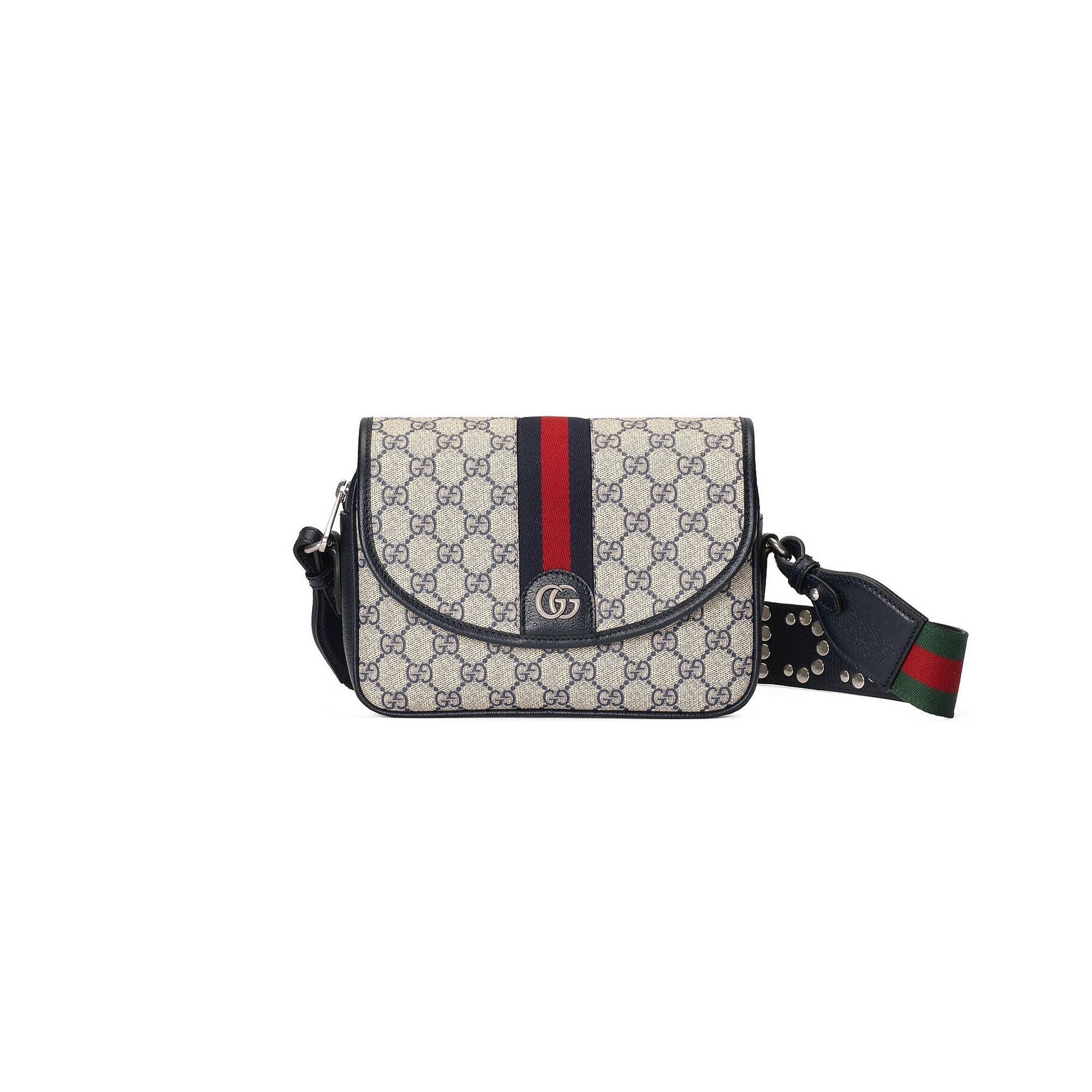 GUCCI OPHIDIA MINI GG SHOULDER BAG (23*17*7cm) GUCCI OPHIDIA MINI GG SHOULDER BAG (23*17*7cm)