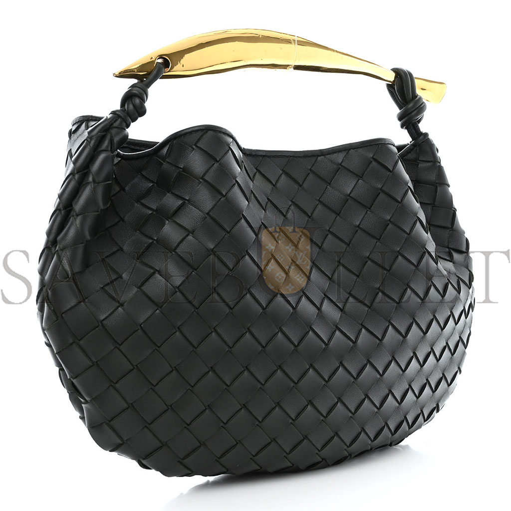 BOTTEGA VENETA NAPPA INTRECCIATO SARDINE BAG BLACK (36*23*4cm) BOTTEGA VENETA NAPPA INTRECCIATO SARDINE BAG BLACK (36*23*4cm)