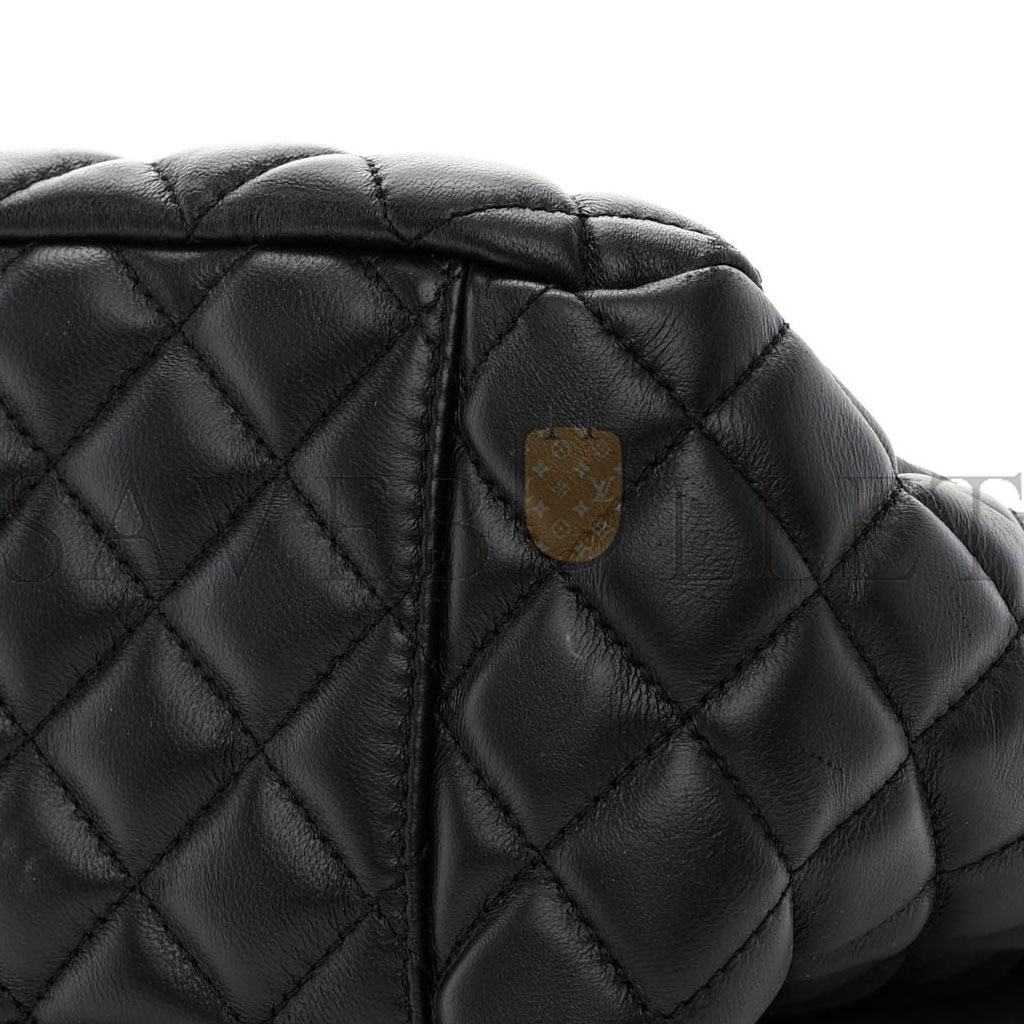 VERSACE NAPPA QUILTED LA MEDUSA CHAIN TOTE BLACK (37*25*10cm) VERSACE NAPPA QUILTED LA MEDUSA CHAIN TOTE BLACK (37*25*10cm)
