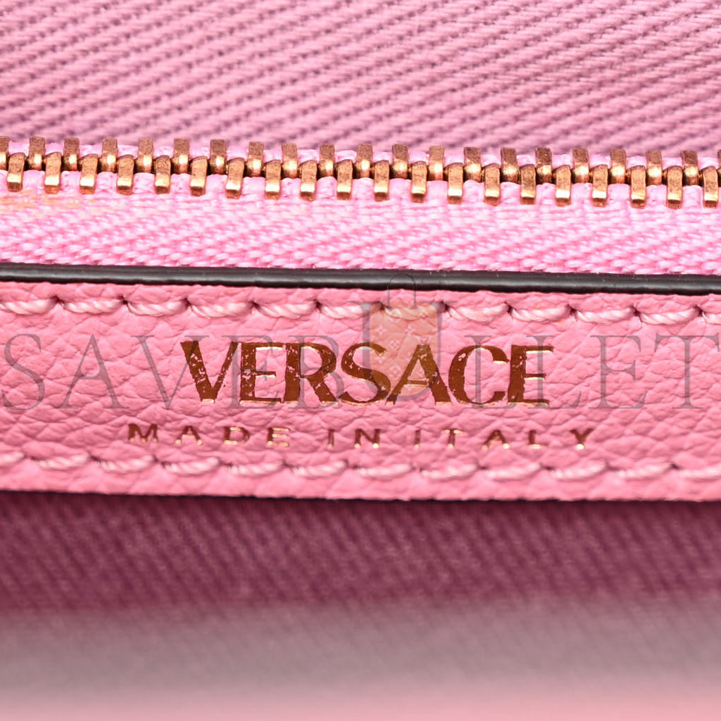 VERSACE GRAINED CALFSKIN SMALL LA MEDUSA CHAIN TOTE BABY PINK (22*17*10cm) VERSACE GRAINED CALFSKIN SMALL LA MEDUSA CHAIN TOTE BABY PINK (22*17*10cm)