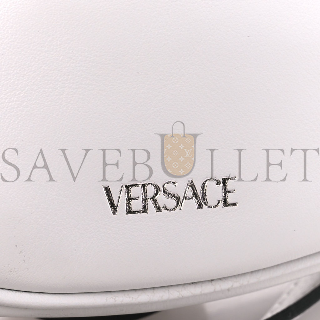VERSACE CALFSKIN LA MEDUSA ARCHIVE HOBO WHITE (17x13x4cm) VERSACE CALFSKIN LA MEDUSA ARCHIVE HOBO WHITE (17x13x4cm)