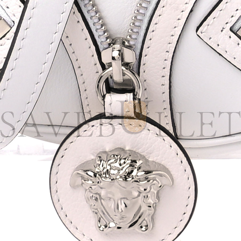 VERSACE CALFSKIN LA MEDUSA ARCHIVE HOBO WHITE (17x13x4cm) VERSACE CALFSKIN LA MEDUSA ARCHIVE HOBO WHITE (17x13x4cm)