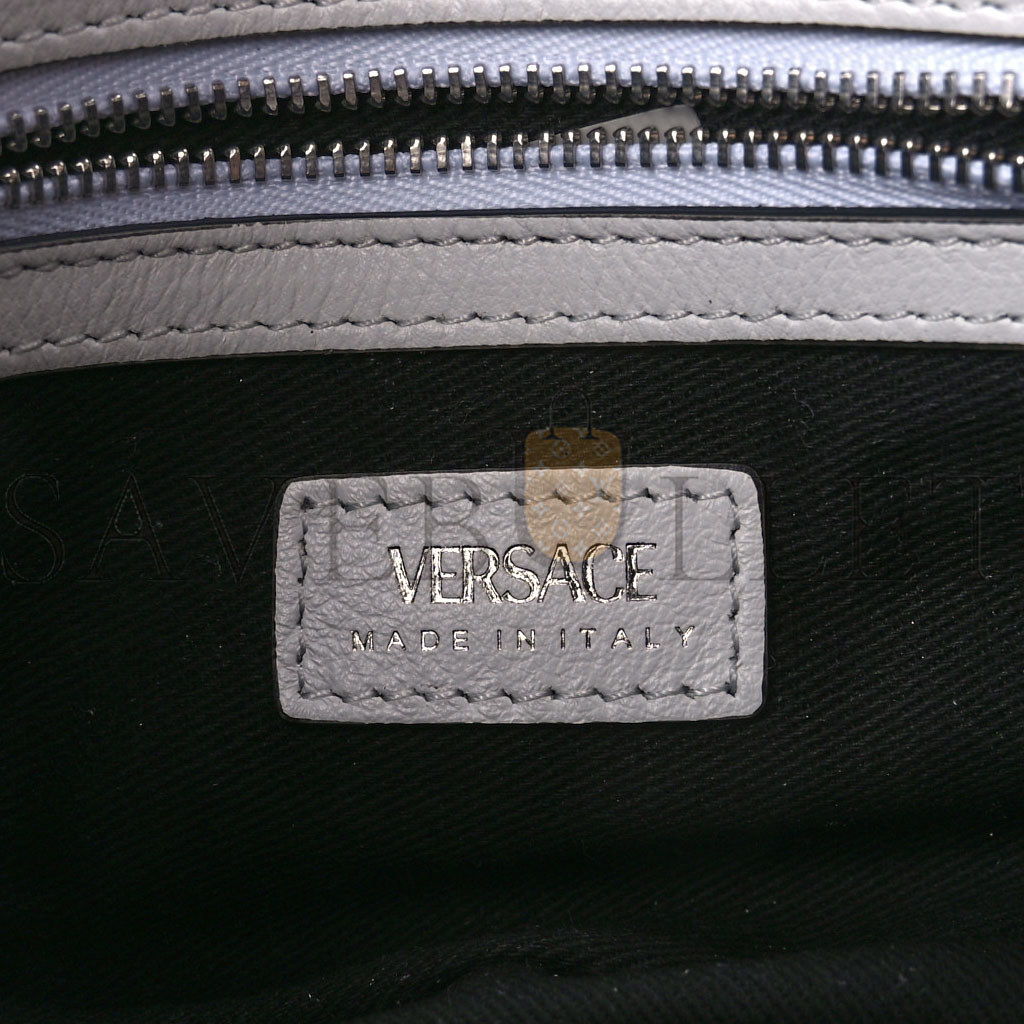 VERSACE CALFSKIN LA MEDUSA ARCHIVE HOBO WHITE (17x13x4cm) VERSACE CALFSKIN LA MEDUSA ARCHIVE HOBO WHITE (17x13x4cm)