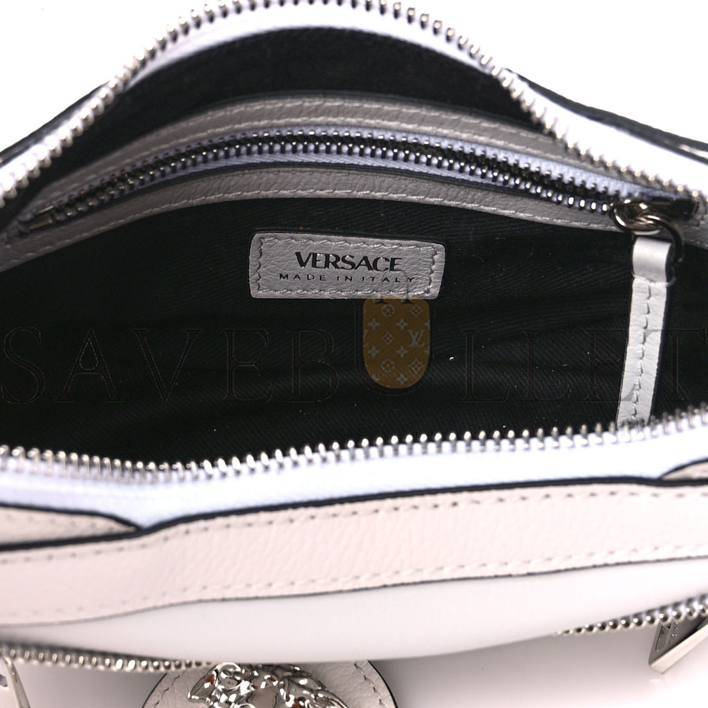 VERSACE CALFSKIN LA MEDUSA ARCHIVE HOBO WHITE (17x13x4cm) VERSACE CALFSKIN LA MEDUSA ARCHIVE HOBO WHITE (17x13x4cm)