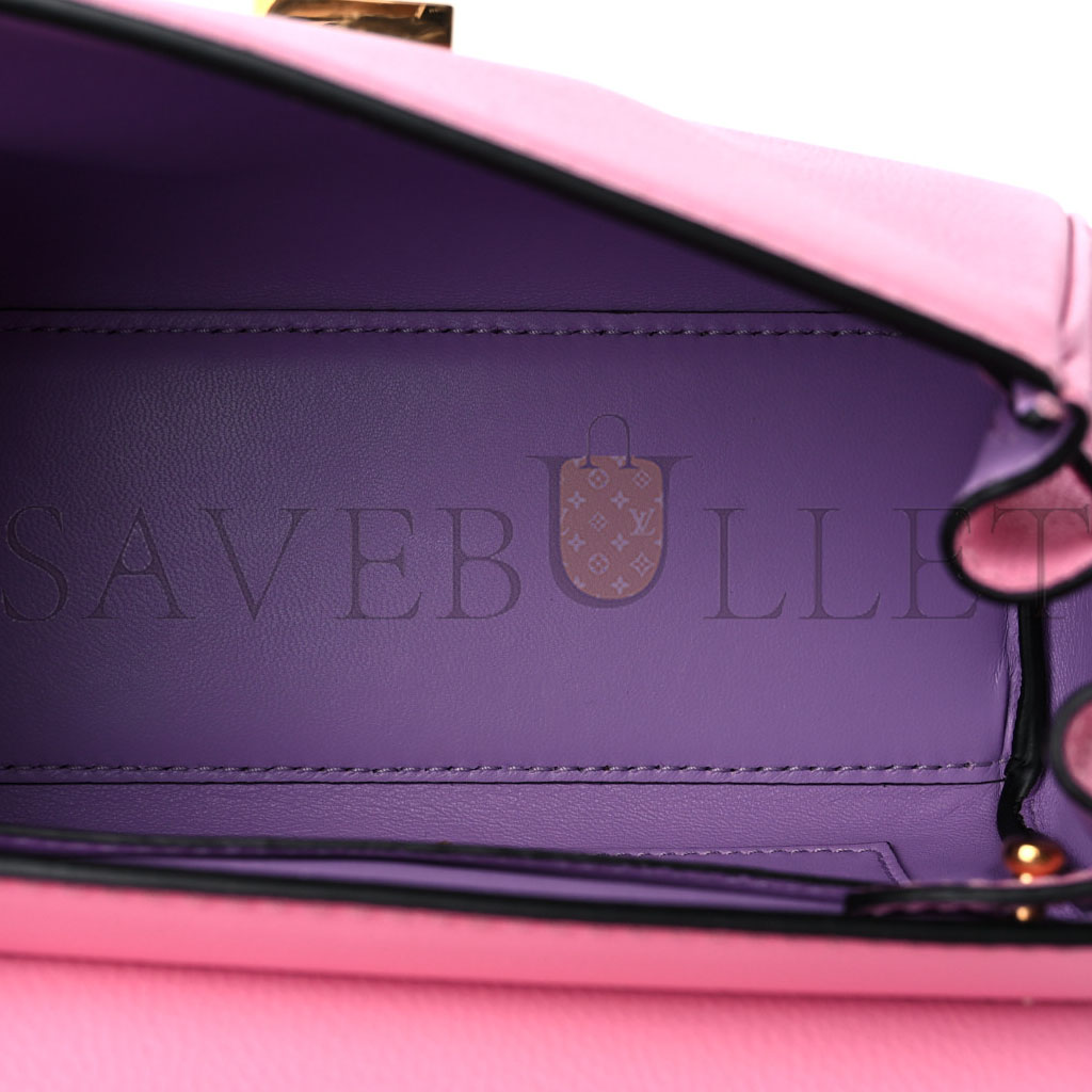 VERSACE GRAINED CALFSKIN SMALL LA MEDUSA TOP HANDLE BAG PINK (20*18*10cm) VERSACE GRAINED CALFSKIN SMALL LA MEDUSA TOP HANDLE BAG PINK (20*18*10cm)