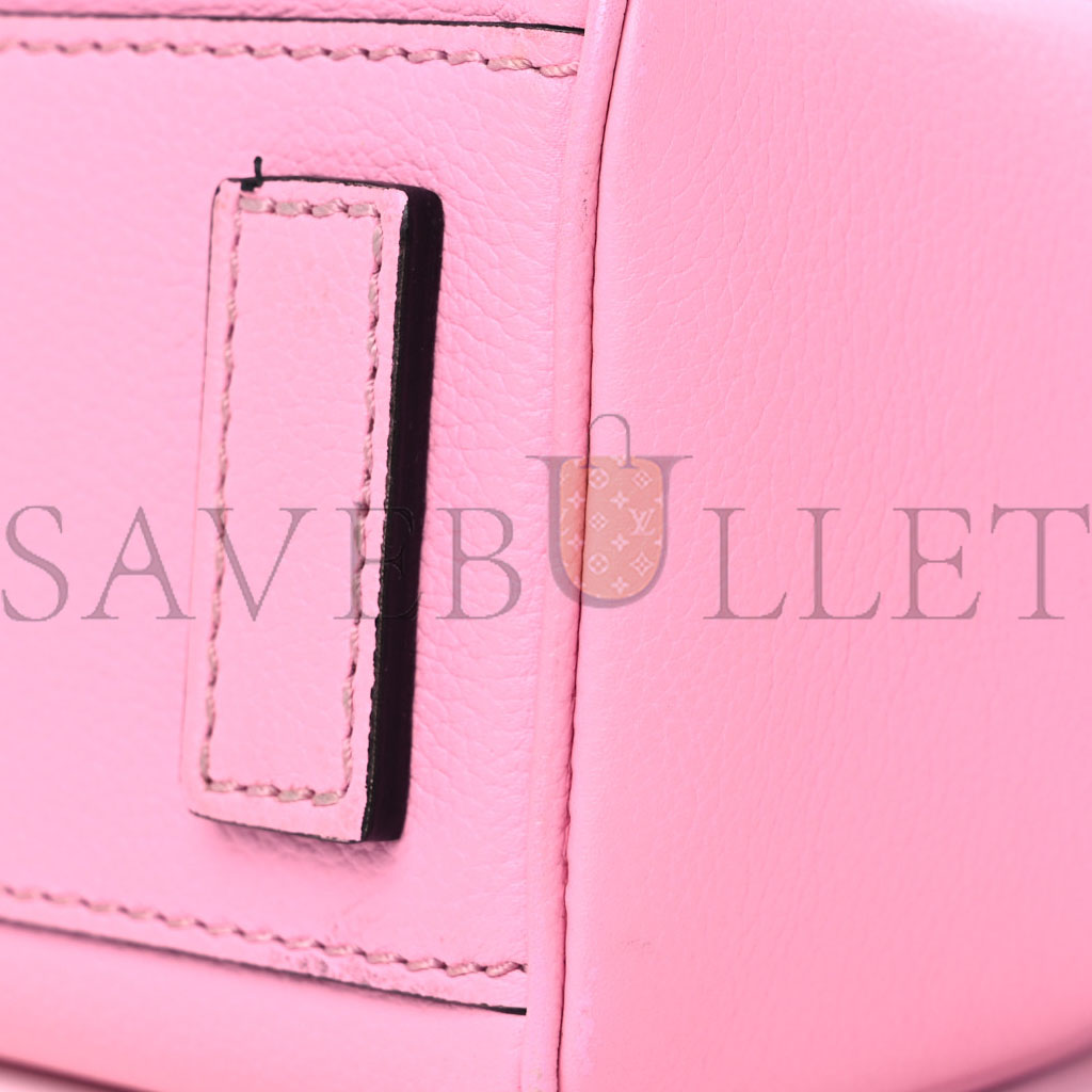 VERSACE GRAINED CALFSKIN SMALL LA MEDUSA TOP HANDLE BAG PINK (20*18*10cm) VERSACE GRAINED CALFSKIN SMALL LA MEDUSA TOP HANDLE BAG PINK (20*18*10cm)