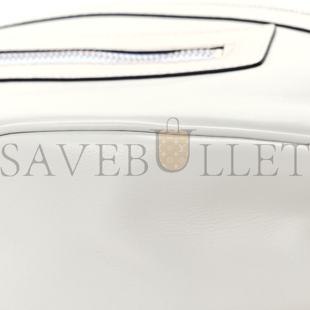 VERSACE CALFSKIN MEDIUM REPEAT ZIP HOBO OPTICAL WHITE (30*22*9cm) VERSACE CALFSKIN MEDIUM REPEAT ZIP HOBO OPTICAL WHITE (30*22*9cm)