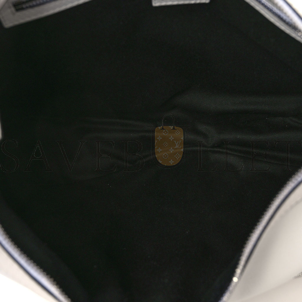 VERSACE CALFSKIN MEDIUM REPEAT ZIP HOBO OPTICAL WHITE (30*22*9cm) VERSACE CALFSKIN MEDIUM REPEAT ZIP HOBO OPTICAL WHITE (30*22*9cm)
