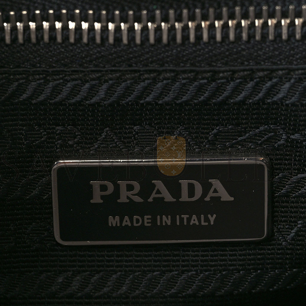 PRADA VITELLO DAINO SIDE POCKET TOTE BLACK (31*25*12cm) PRADA VITELLO DAINO SIDE POCKET TOTE BLACK (31*25*12cm)