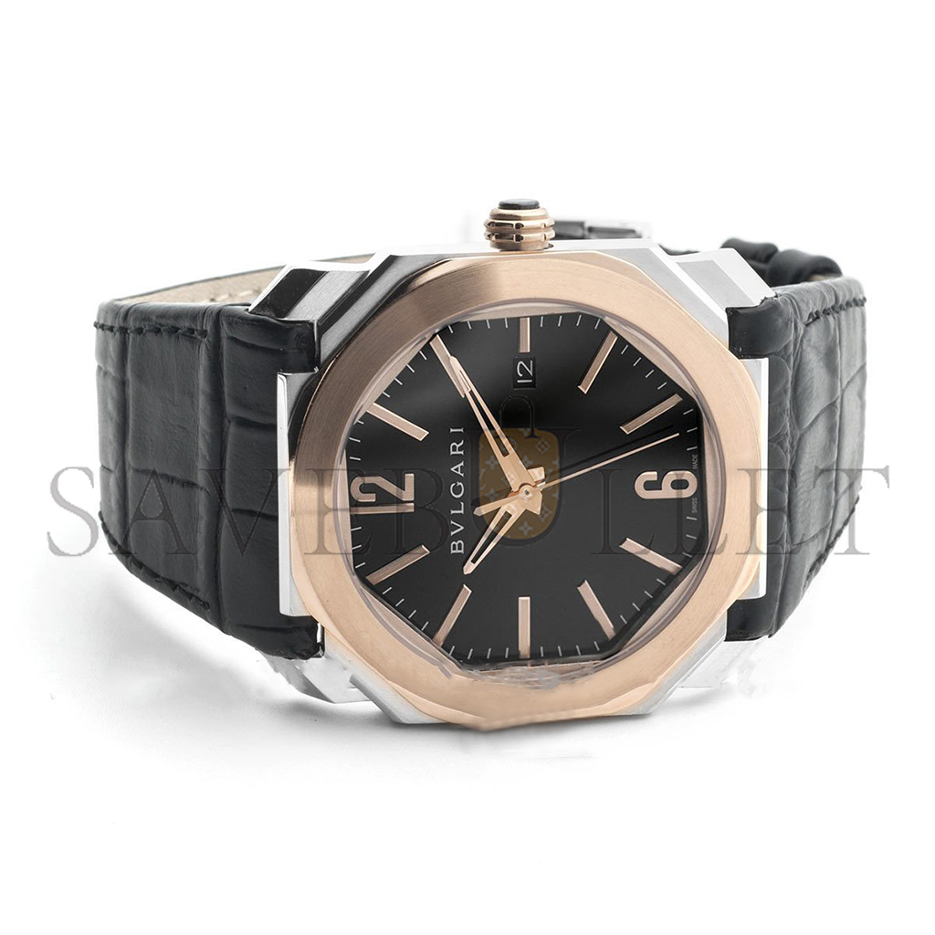 BVLGARI OCTO SERIES GOLD MEN'S MECHANICAL WATCH 007021 BVLGARI OCTO SERIES GOLD MEN'S MECHANICAL WATCH 007021