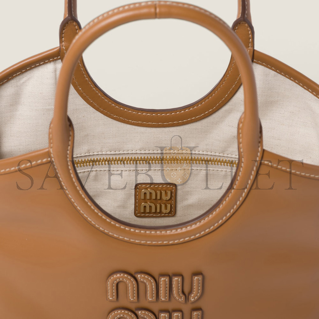MIU MIU IVY LEATHER BAG 5BG286 (28*28*12cm)