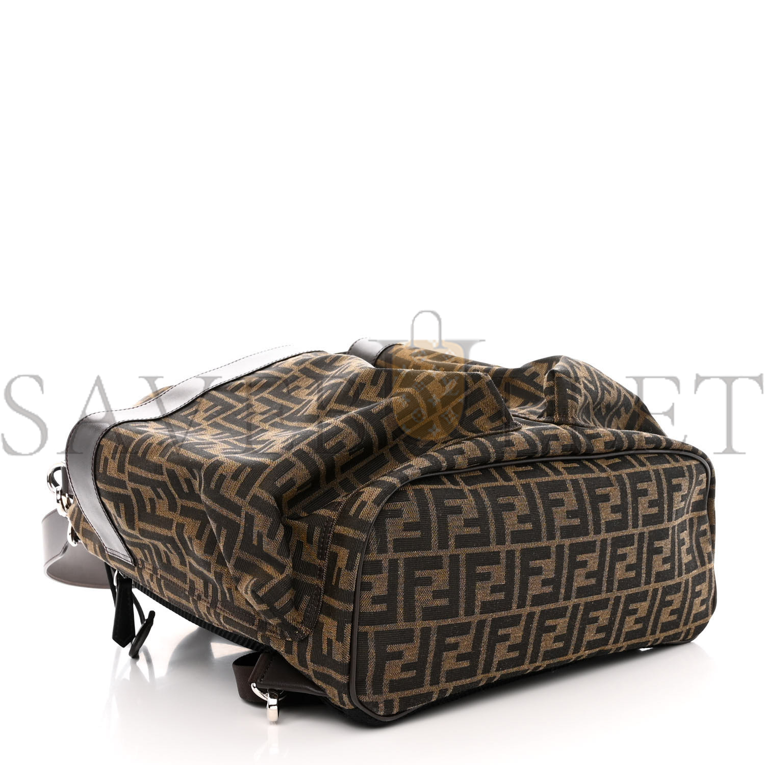 FENDI RECYCLED FABRIC JACQUARD VITELLO ASTRO FF 1974 LARGE FENDI STRIKE BACKPACK TOBACCO MORO EBANO (46*34*15cm) FENDI RECYCLED FABRIC JACQUARD VITELLO ASTRO FF 1974 LARGE FENDI STRIKE BACKPACK TOBACCO MORO EBANO (46*34*15cm)