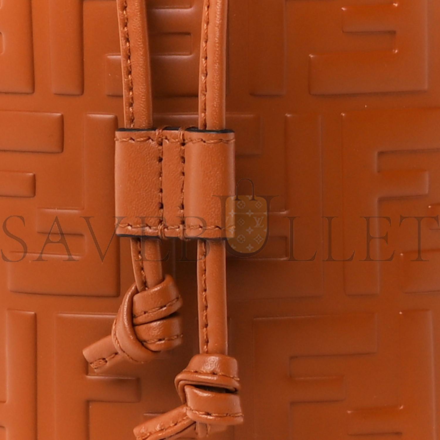 FENDI VITELLO LIBERTY F IS FENDI FF 1974 EMBOSSED MINI MON TRESOR BUCKET BAG BRANDY (20*13*11cm) FENDI VITELLO LIBERTY F IS FENDI FF 1974 EMBOSSED MINI MON TRESOR BUCKET BAG BRANDY (20*13*11cm)