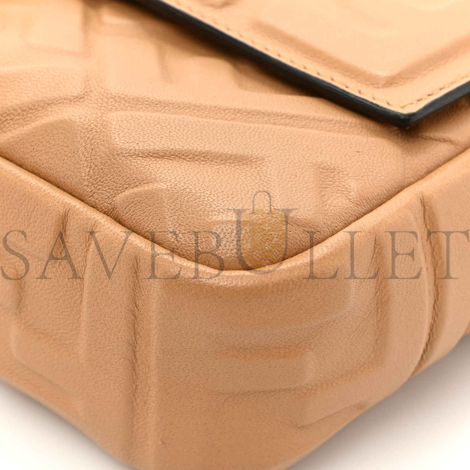 FENDI NAPPA FF 1974 EMBOSSED BAGUETTE MIELE SCURO (27*16*5cm) FENDI NAPPA FF 1974 EMBOSSED BAGUETTE MIELE SCURO (27*16*5cm)