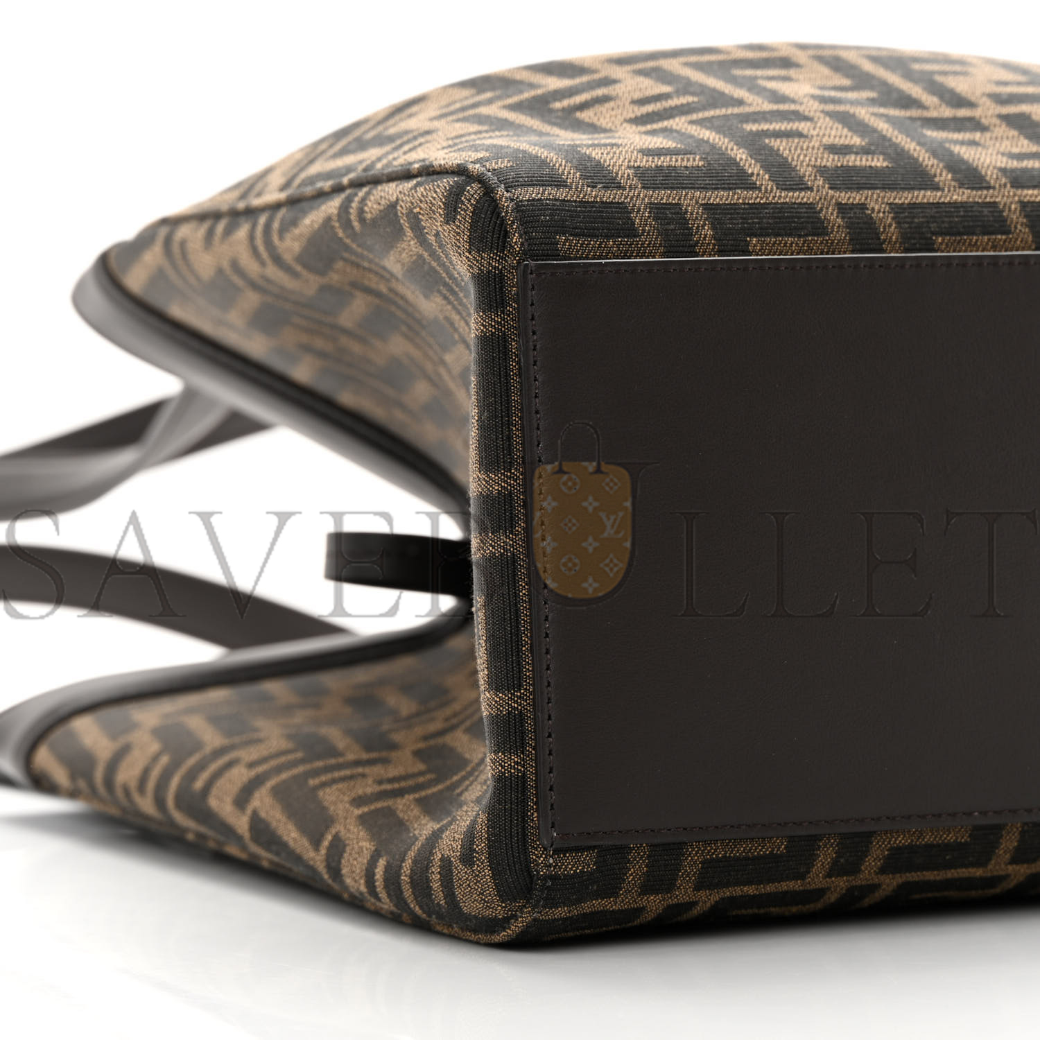 FENDI FABRIC JACQUARD VITELLO GRACE FF 1974 MEDIUM FENDI ORIGAMI TOBACCO MORO EBANO (27*26*15cm) FENDI FABRIC JACQUARD VITELLO GRACE FF 1974 MEDIUM FENDI ORIGAMI TOBACCO MORO EBANO (27*26*15cm)