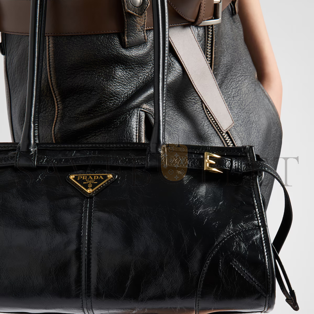 PRADA BONNIE MEDIUM LEATHER HANDBAG 1BA426 (32*15.5*12cm) PRADA BONNIE MEDIUM LEATHER HANDBAG 1BA426 (32*15.5*12cm)