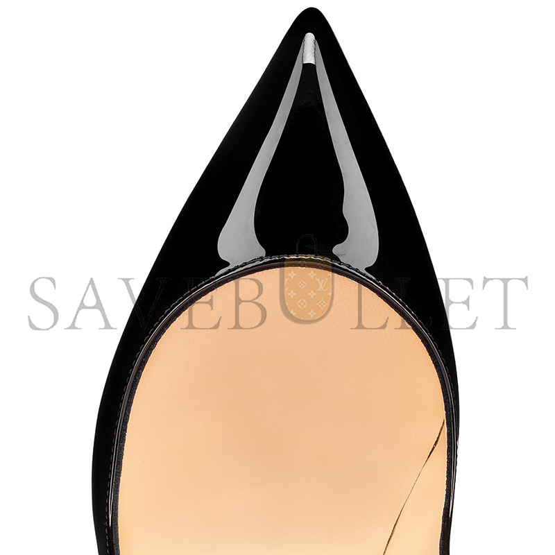 CHRISTIAN LOUBOUTIN HOT CHICK 100 MM PUMPS-PATENT CALF LEATHER-BLACK-WOMEN 1190911BK01 CHRISTIAN LOUBOUTIN HOT CHICK 100 MM PUMPS-PATENT CALF LEATHER-BLACK-WOMEN 1190911BK01