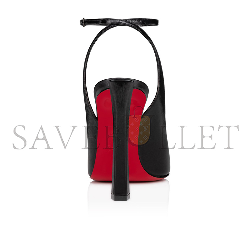 CHRISTIAN LOUBOUTIN CONDORA STRAP 100 MM STRAPPY PUMPS-LEATHER-BLACK-WOMEN 3230741B439 CHRISTIAN LOUBOUTIN CONDORA STRAP 100 MM STRAPPY PUMPS-LEATHER-BLACK-WOMEN 3230741B439