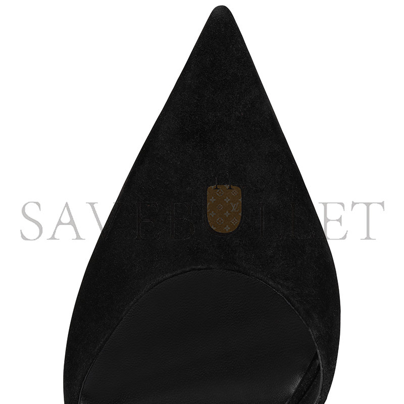 CHRISTIAN LOUBOUTIN CONDORA RIVIERA 100 MM PUMPS-VEAU VELOURS-BLACK-WOMEN 3240815B439 CHRISTIAN LOUBOUTIN CONDORA RIVIERA 100 MM PUMPS-VEAU VELOURS-BLACK-WOMEN 3240815B439