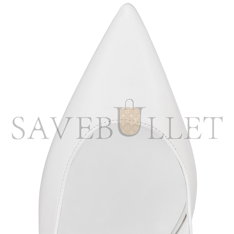 CHRISTIAN LOUBOUTIN HOT CHICK SLING 70 MM SLINGBACK PUMPS-NAPPA LEATHER-BIANCO-WOMEN 3230572W302 CHRISTIAN LOUBOUTIN HOT CHICK SLING 70 MM SLINGBACK PUMPS-NAPPA LEATHER-BIANCO-WOMEN 3230572W302