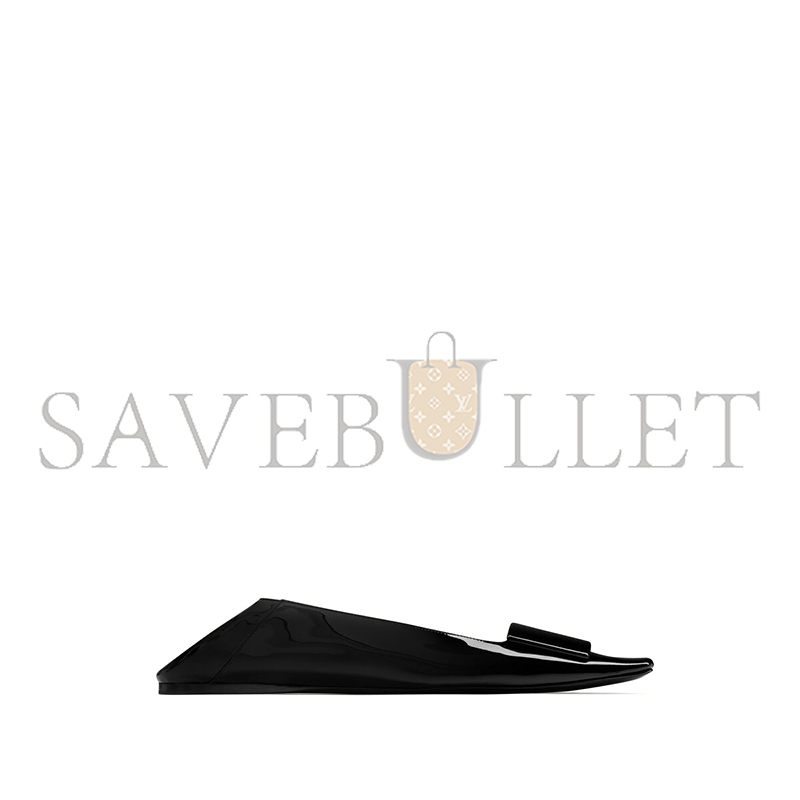 YSL POPPY BALLERINAS IN PATENT LEATHER 8076431TVAU1000 YSL POPPY BALLERINAS IN PATENT LEATHER 8076431TVAU1000