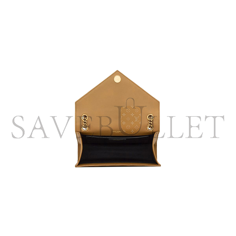 YSL ENVELOPE MEDIUM IN MATELASSÉ LAMBSKIN 600185AACT72760 (24*17.5*6cm)