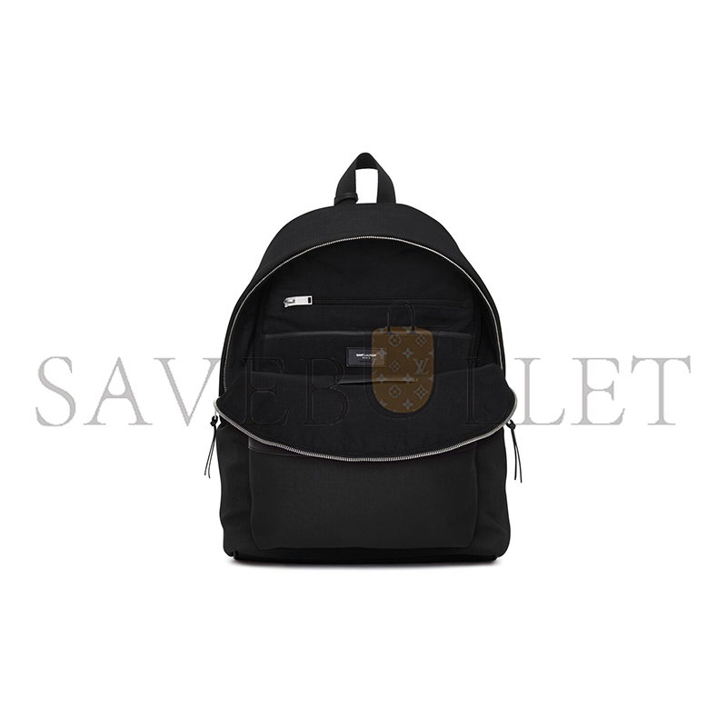 YSL CITY BACKPACK IN CANVAS, NYLON AND LEATHER 534967GIV3F1000 (41*31*22cm) YSL CITY BACKPACK IN CANVAS, NYLON AND LEATHER 534967GIV3F1000 (41*31*22cm)