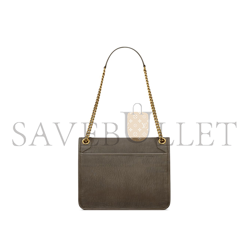 YSL NIKI MEDIUM IN GRAINED LAMBSKIN 633178AACYT3212 (28*20*8.5cm) YSL NIKI MEDIUM IN GRAINED LAMBSKIN 633178AACYT3212 (28*20*8.5cm)