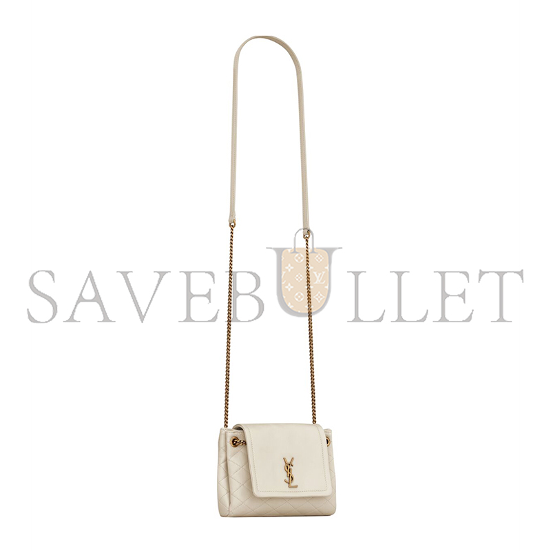 YSL MINI NOLITA IN LAMBSKIN 6727381EL079207 (18*13*6cm)
