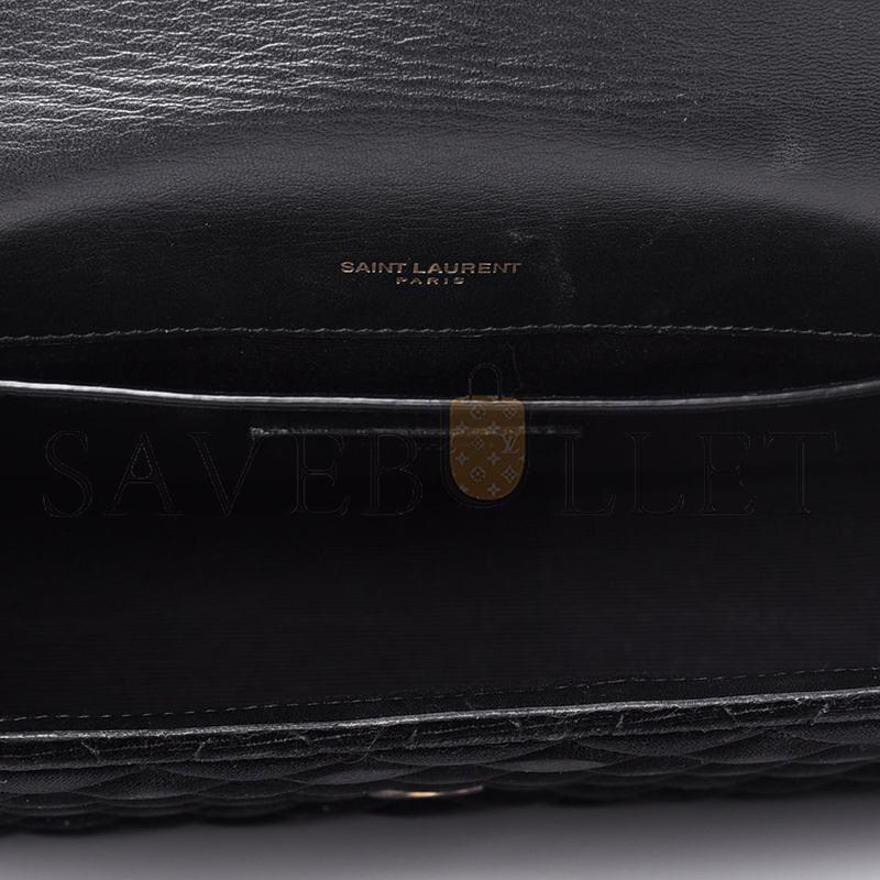 YSL ENVELOPE MEDIUM CHAIN BAG IN SUDE SHOULDER BAG 487206759478 (24*17.5*6cm)
