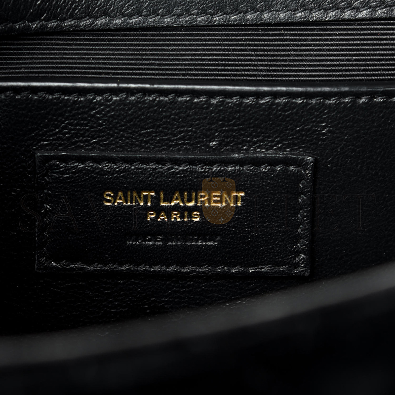 YSL ENVELOPE MEDIUM CHAIN BAG IN SUDE SHOULDER BAG 487206759478 (24*17.5*6cm)