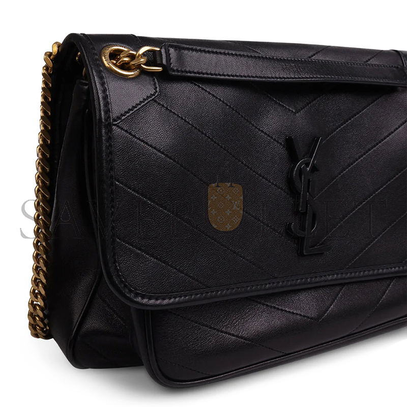 YSL NIKI MEDIUM CHAIN BAG IN LAMBSKIN 498894633158 (28*20.5*8.5cm)