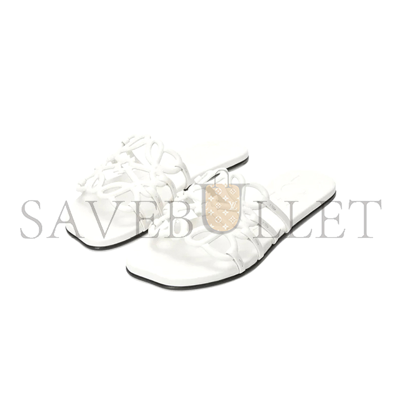 LOEWE PETAL ANAGRAM SLIDE IN SOFT CALFSKIN LLSP465X08 LOEWE PETAL ANAGRAM SLIDE IN SOFT CALFSKIN LLSP465X08