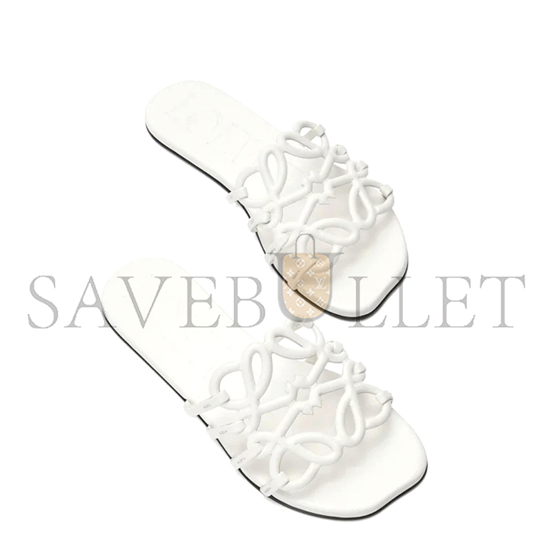 LOEWE PETAL ANAGRAM SLIDE IN SOFT CALFSKIN LLSP465X08 LOEWE PETAL ANAGRAM SLIDE IN SOFT CALFSKIN LLSP465X08