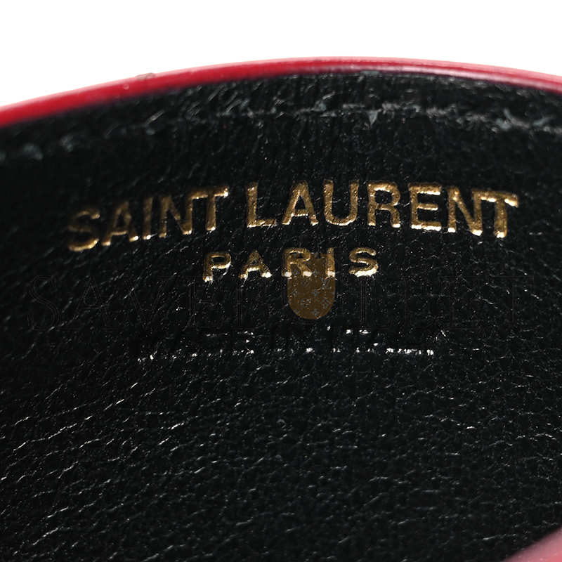 YSL CASSANDRE MATELASSÉ CARD CASE IN GRAIN DE POUDRE LEATHER 42329111000 (10.5*7.5*0.5cm)