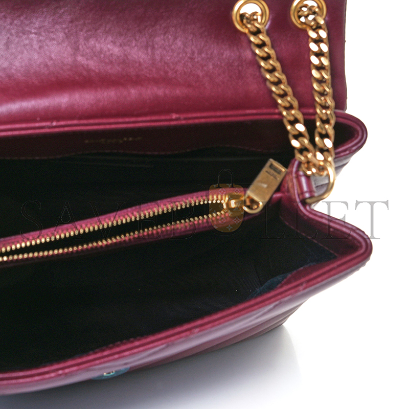 YSL LOULOU SMALL IN QUILTED LEATHER 494699DV7276475 (23*17*9cm)