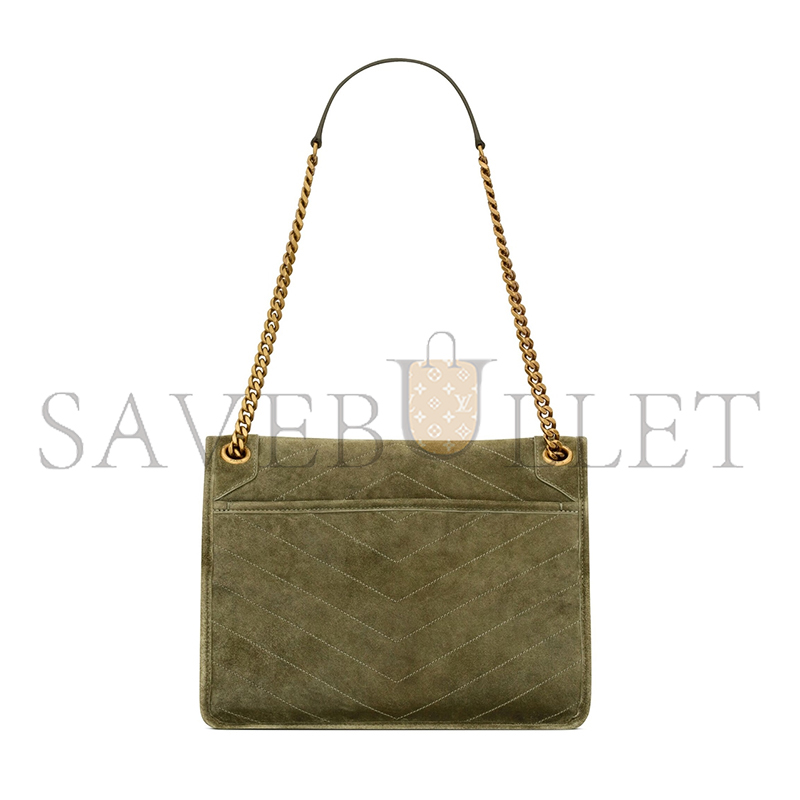 YSL NIKI MEDIUM IN SUEDE 6331581U8273206 (28*20*8.5cm)