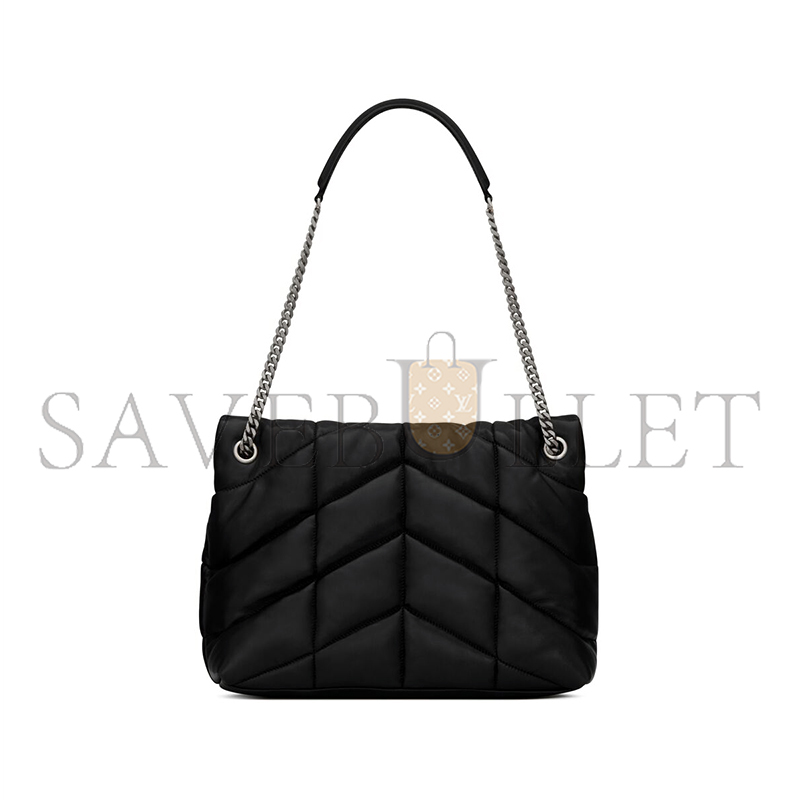 YSL PUFFER MEDIUM IN NAPPA LEATHER 5774751EL001000 (35*23*13.5cm)