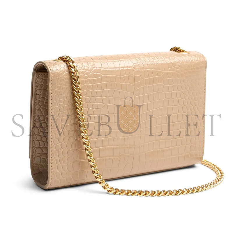 YSL KATE SMALL TASSEL IN CROCODILE-EMBOSSED LEATHER 474366DND0J2721 (20*12.5*5cm)